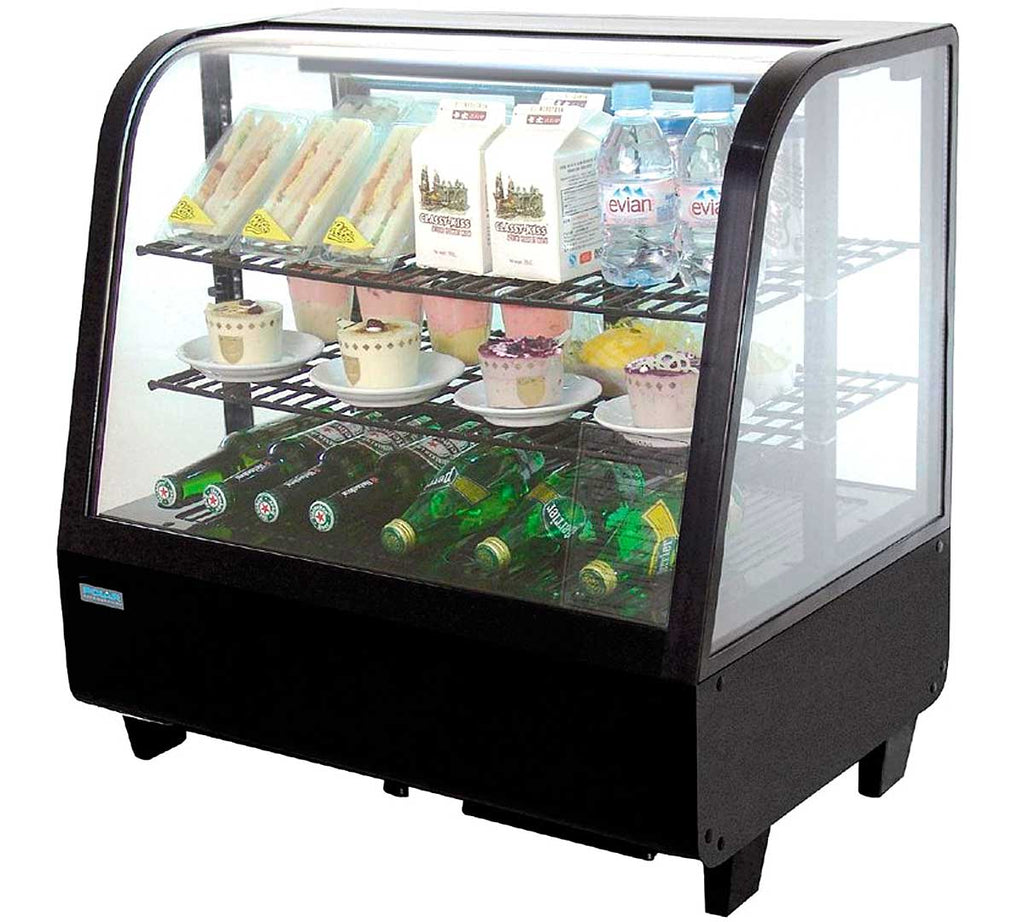 Vitrina Refrigerada Nr-rtw100l Medidas 68 X 45 X 67cm Estilo de vidrio Curvo